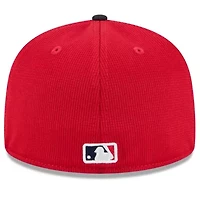MLB Red/Navy Atlanta Braves 2025 Spring Training 59FIFTY Fitted Hat