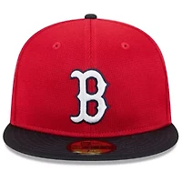 Boston Red Sox MLB Red/Navy 2025 Spring Training 59FIFTY Fitted Hat