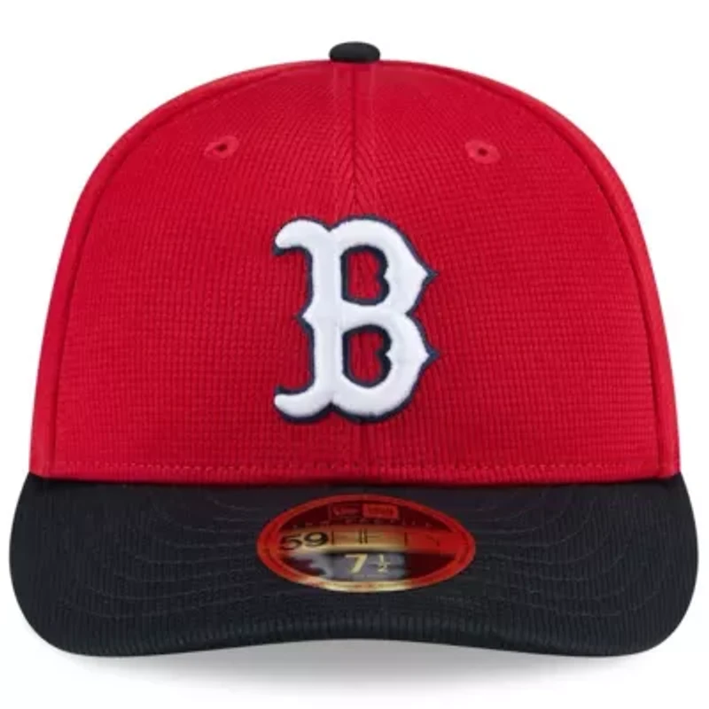 Boston Red Sox MLB Red/Navy 2025 Spring Training Low 59FIFTY Fitted Hat