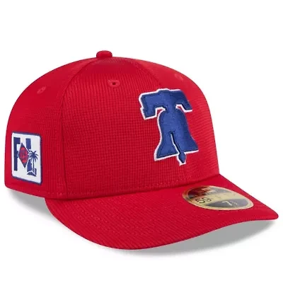 MLB Philadelphia Phillies 2025 Spring Training Low 59FIFTY Fitted Hat