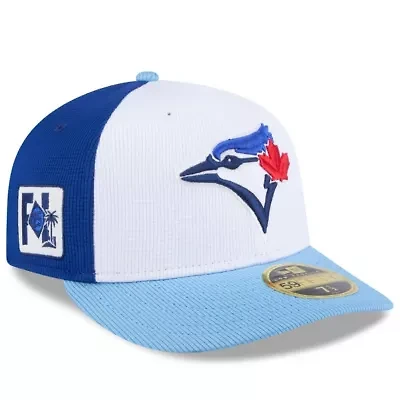 Toronto Blue Jays MLB White/Powder 2025 Spring Training Low 59FIFTY Fitted Hat