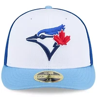 Toronto Blue Jays MLB White/Powder 2025 Spring Training Low 59FIFTY Fitted Hat
