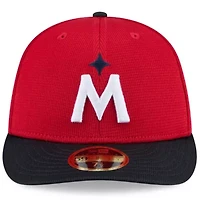 MLB Red/Navy Minnesota Twins 2025 Spring Training Low 59FIFTY Fitted Hat