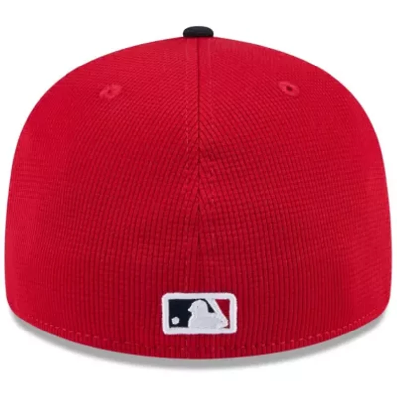 MLB Red/Navy Minnesota Twins 2025 Spring Training Low 59FIFTY Fitted Hat