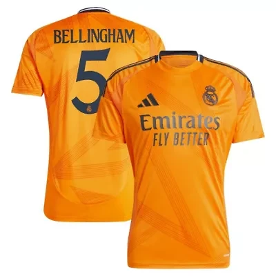 International Clubs Jude Bellingham Real Madrid 2024/25 Away Replica Player Jersey