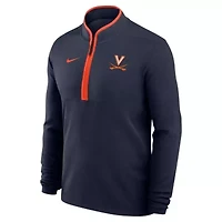 NCAA Nike Virginia Cavaliers Coaches Courtside Basketball Victory Performance Quarter-Zip Top