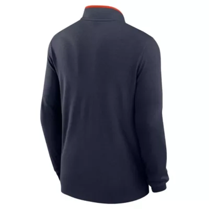 NCAA Nike Virginia Cavaliers Coaches Courtside Basketball Victory Performance Quarter-Zip Top