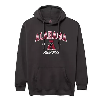 Alabama Crimson Tide NCAA Arch Script Essential Fleece 2.0 Pullover Hoodie