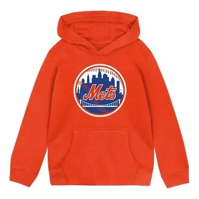 MLB New York Mets Primary Logo Fleece Pullover Hoodie