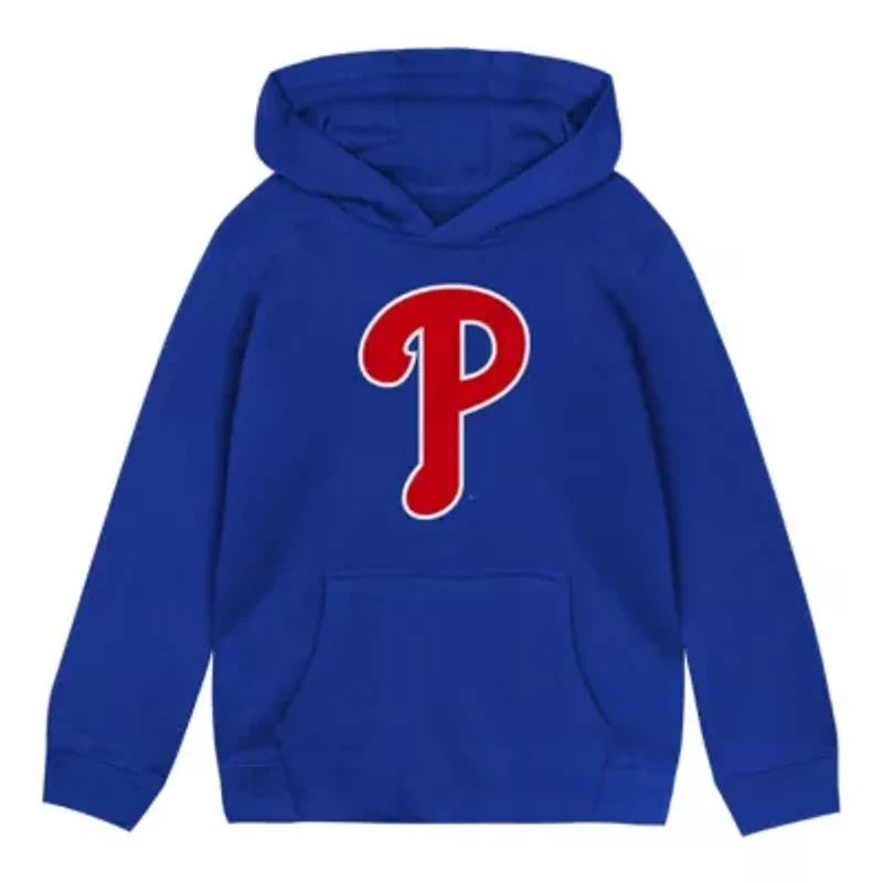 MLB Philadelphia Phillies Primary Logo Fleece Pullover Hoodie
