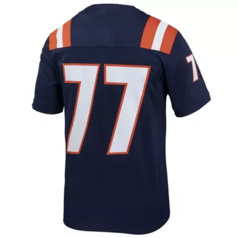 NCAA Nike #77 Illinois Fighting Illini Untouchable Football Jersey