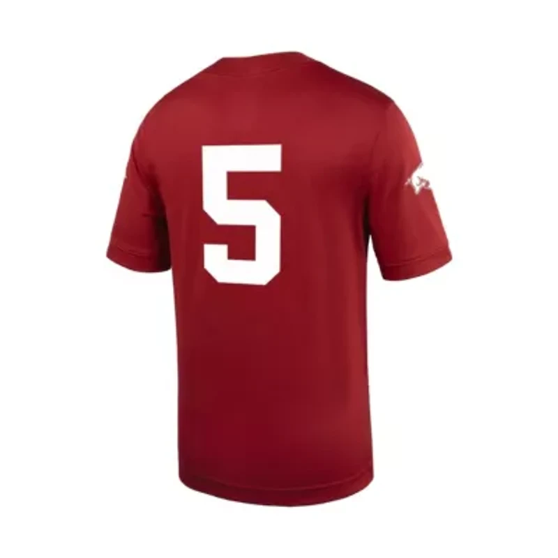 NCAA Nike #5 Arkansas Razorbacks Untouchable Football Jersey