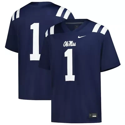 NCAA Nike #1 Ole Miss Rebels Untouchable Football Jersey