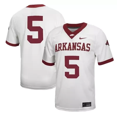 NCAA Nike #5 Arkansas Razorbacks Untouchable Football Jersey