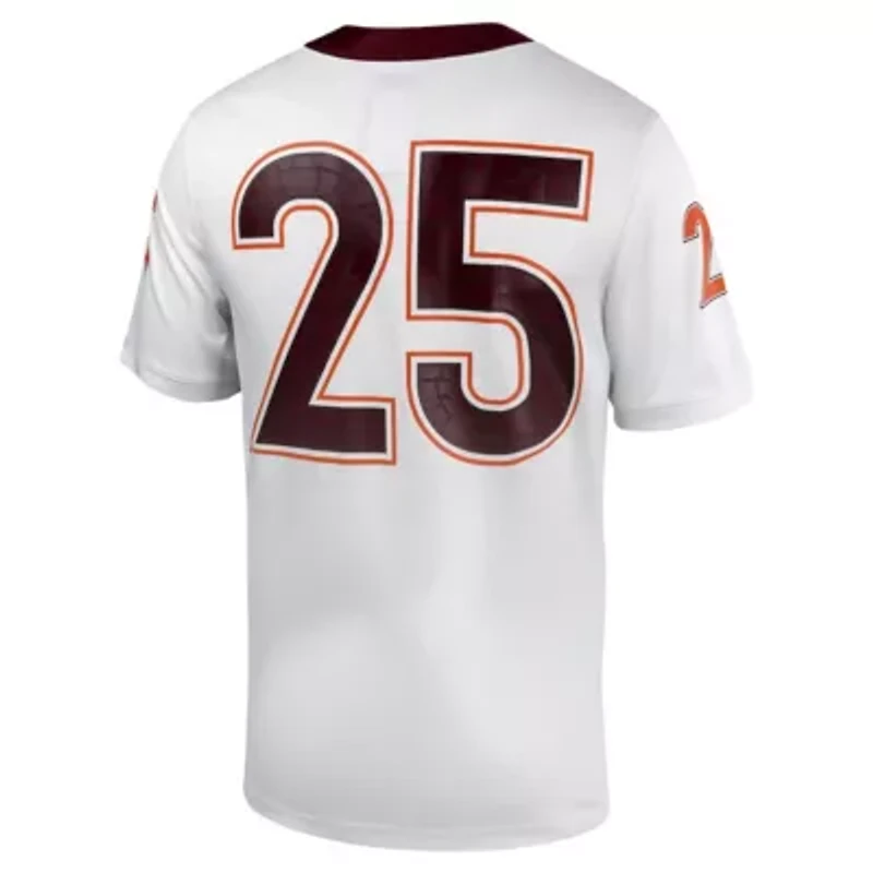NCAA Nike #25 Virginia Tech Hokies Untouchable Football Jersey