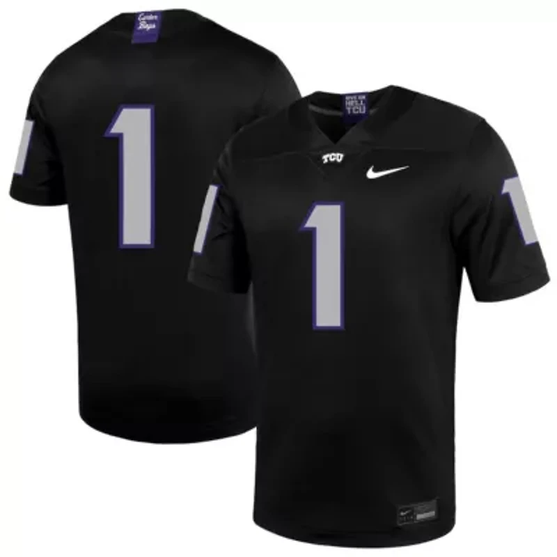 NCAA Nike #1 TCU Horned Frogs Untouchable Football Jersey