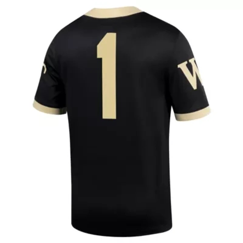 NCAA Nike #1 Wake Forest Demon Deacons Untouchable Football Jersey