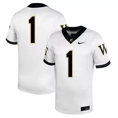 NCAA Nike #1 Wake Forest Demon Deacons Untouchable Football Jersey