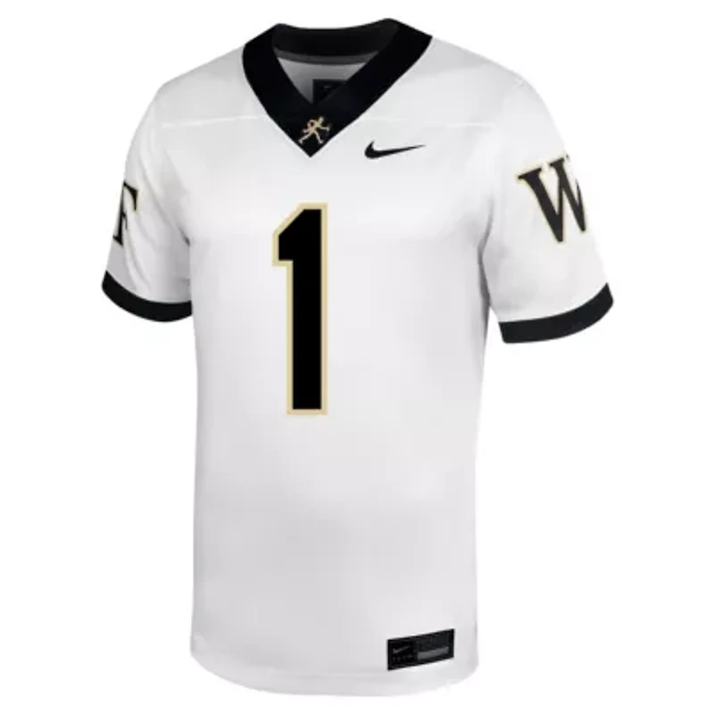 NCAA Nike #1 Wake Forest Demon Deacons Untouchable Football Jersey