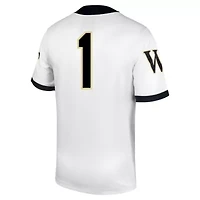 NCAA Nike #1 Wake Forest Demon Deacons Untouchable Football Jersey
