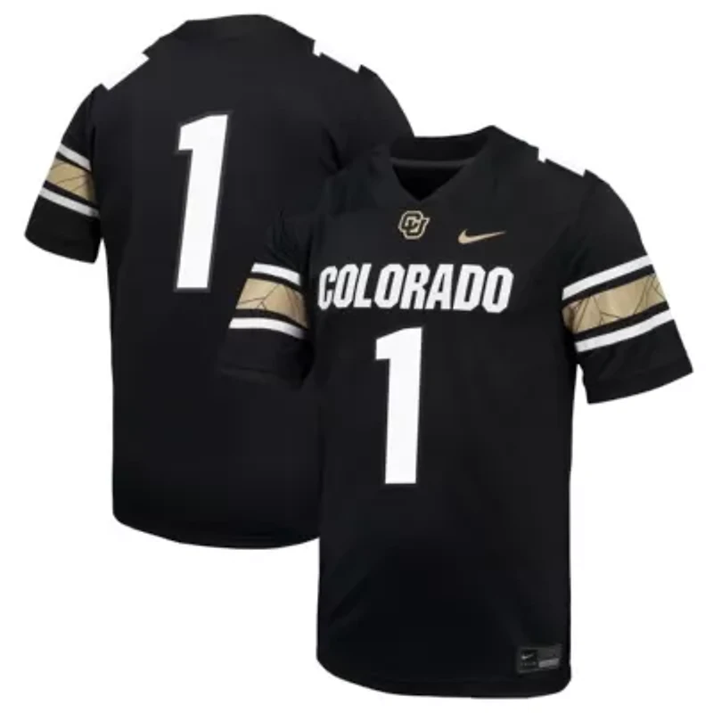 NCAA Nike #1 Colorado Buffaloes Throwback Game Jersey