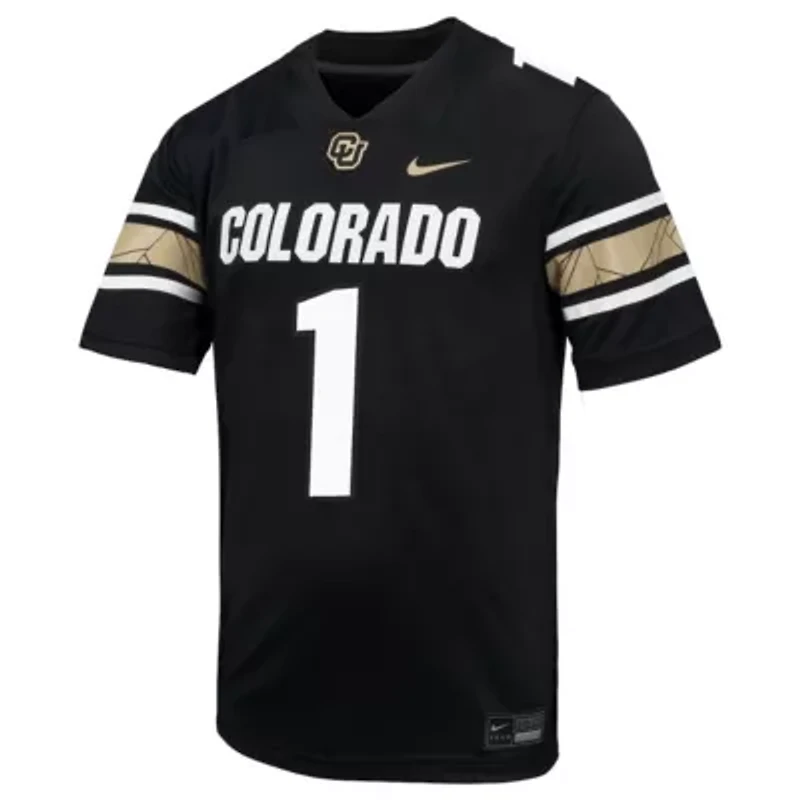 NCAA Nike #1 Colorado Buffaloes Throwback Game Jersey