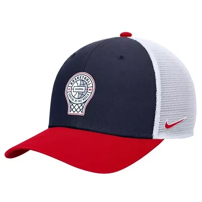 Connecticut Huskies NCAA Nike UConn Huskies Back-to-Back Champs Rise Adjustable Trucker Hat