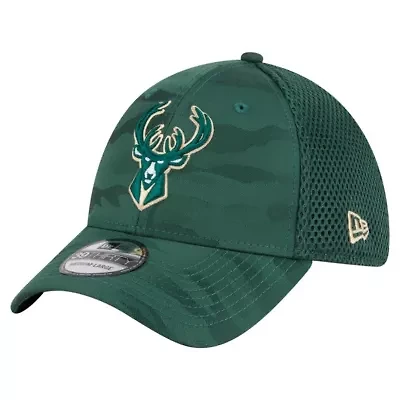 NBA Hunter Milwaukee Bucks Subtle 39THIRTY Flex Hat