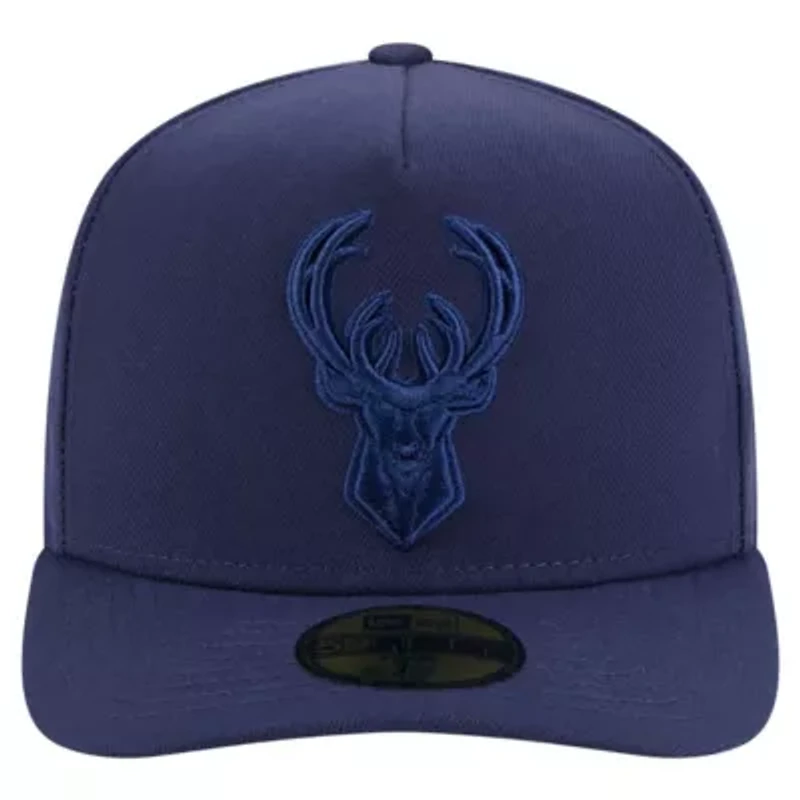 NBA Milwaukee Bucks Colorpack A-Frame Pinch Front 59FIFTY Fitted Hat