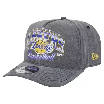NBA Los Angeles Lakers Throwback Washed Pre-Curved 9FIFTY Snapback Hat