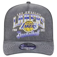 NBA Los Angeles Lakers Throwback Washed Pre-Curved 9FIFTY Snapback Hat