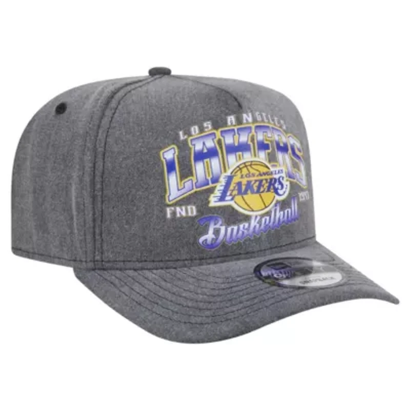 NBA Los Angeles Lakers Throwback Washed Pre-Curved 9FIFTY Snapback Hat