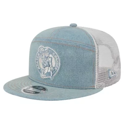 NBA Boston Celtics Adventure Split Panel 9FIFTY Snapback Trucker Hat
