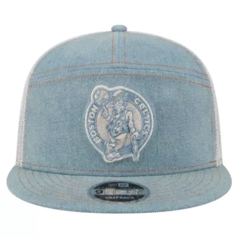 NBA Boston Celtics Adventure Split Panel 9FIFTY Snapback Trucker Hat