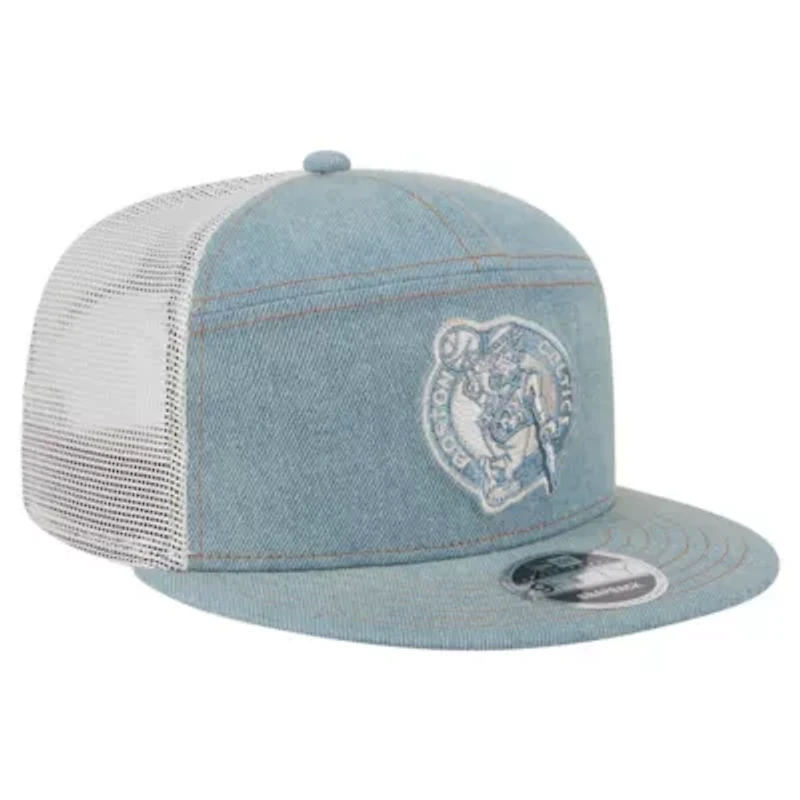 NBA Boston Celtics Adventure Split Panel 9FIFTY Snapback Trucker Hat