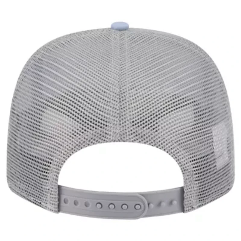 NBA Light Blue/Gray New York Knicks Adventure Aloha Pattern 9SEVENTY Stretch-Snap Hat