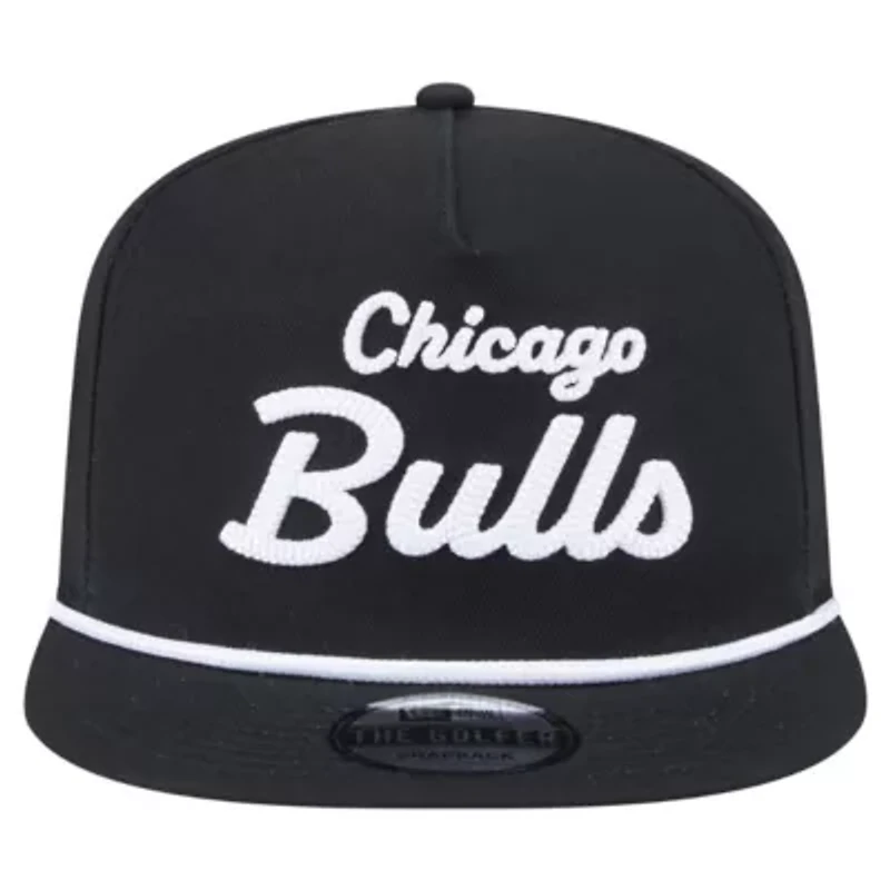 NBA Chicago Bulls Team Text Golfer Snapback Hat