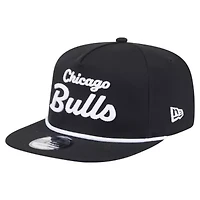 NBA Chicago Bulls Team Text Golfer Snapback Hat