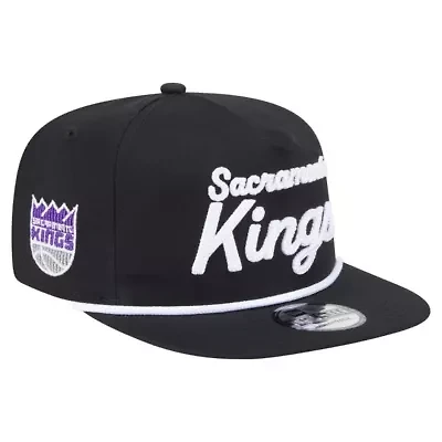 NBA Sacramento Kings Team Text Golfer Snapback Hat