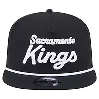 NBA Sacramento Kings Team Text Golfer Snapback Hat