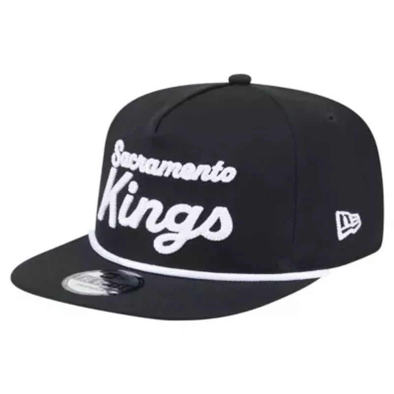 NBA Sacramento Kings Team Text Golfer Snapback Hat