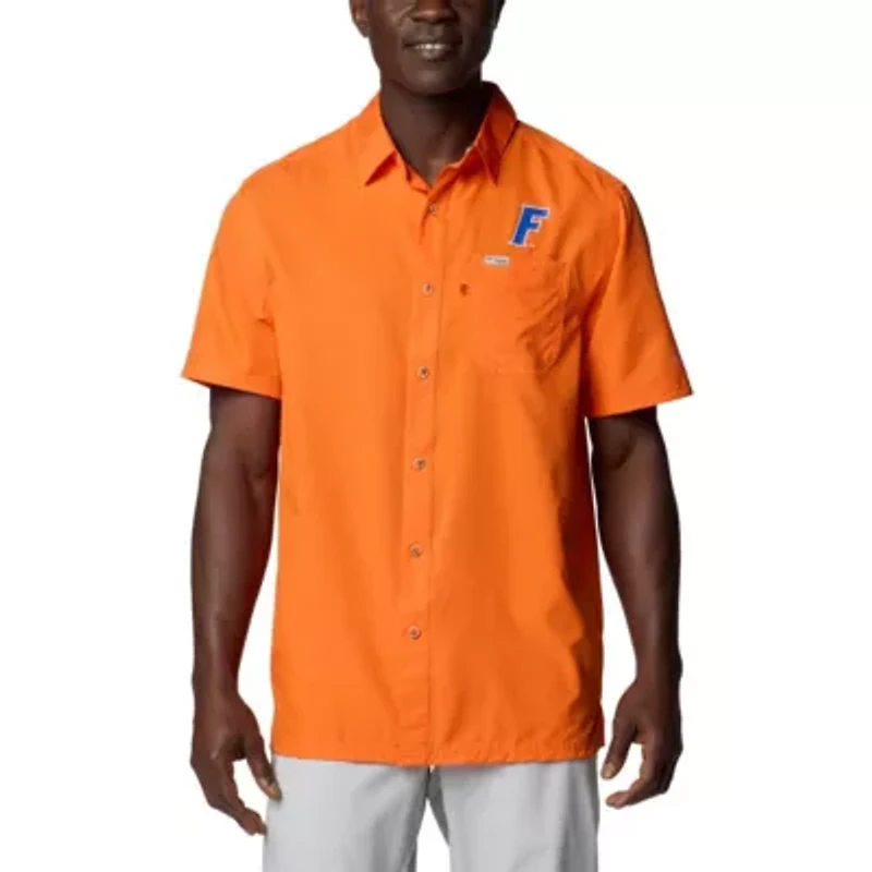 NCAA Florida Gators Slack Tide Button-Up Camp Shirt