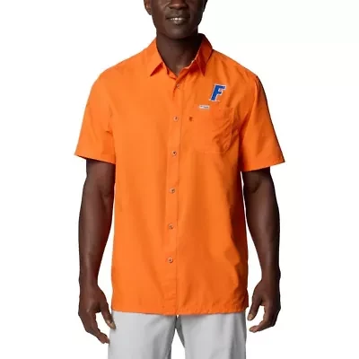 NCAA Florida Gators Slack Tide Button-Up Camp Shirt