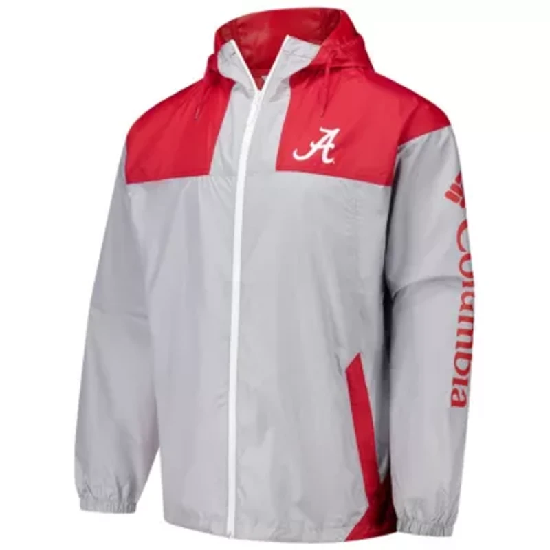 Alabama Crimson Tide NCAA Flash Challenger II Omni-Shade Full-Zip Windbreaker Jacket