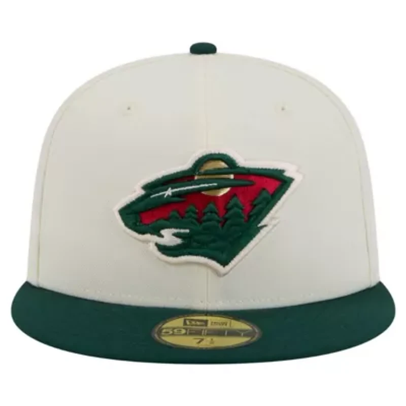 NHL Minnesota Wild Chrome Two-Toned 59FIFTY Fitted Hat