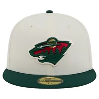 NHL Minnesota Wild Chrome Two-Toned 59FIFTY Fitted Hat