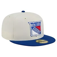 NHL New York Rangers Chrome Two-Toned 59FIFTY Fitted Hat