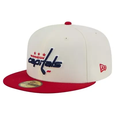 NHL Washington Capitals Chrome Two-Toned 59FIFTY Fitted Hat