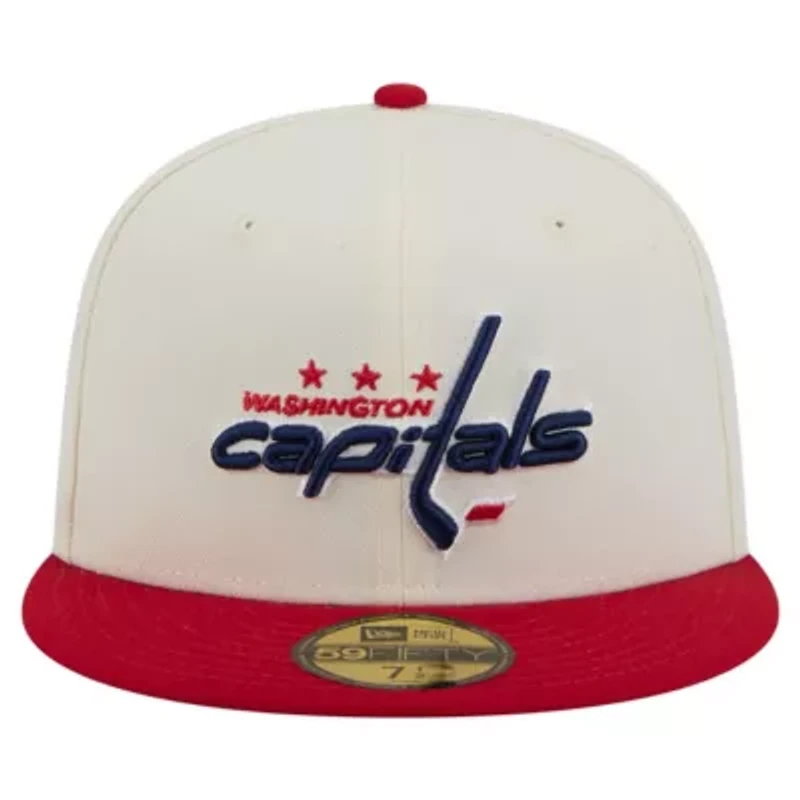 NHL Washington Capitals Chrome Two-Toned 59FIFTY Fitted Hat