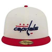 NHL Washington Capitals Chrome Two-Toned 59FIFTY Fitted Hat
